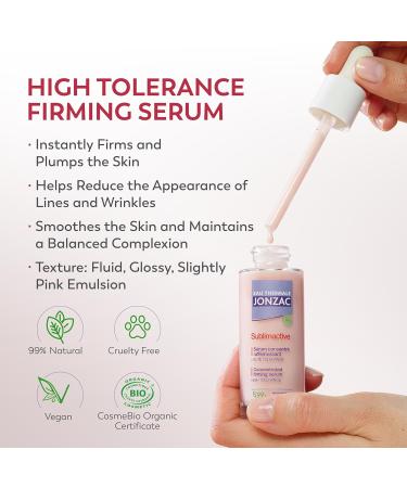 Sublimactive Organic Anti-Aging Firming Serum - Reduces Fine Lines & Smooths Wrinkles - Natural Skincare for Sensitive Skin - 1.01 fl oz - Buy Online on GoSupps.com
