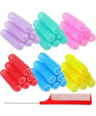 36 Pieces Self-Adhesive Curlers Kit for Short Hair | Overnight Hair Winder & Styling Tools | Perfect Small Curls Set for Women - Buy Online on GoSupps.com