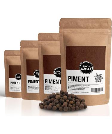 Spicy Welt Piment de Jama que Entier (100g) Baies de Bois d'Inde | Pour Marinade Charcuterie Bouillon & Boissons Chaudes | Ar me Cannelle & Girofle | 100% Naturel Sans Additifs - Buy Online on GoSupps.com