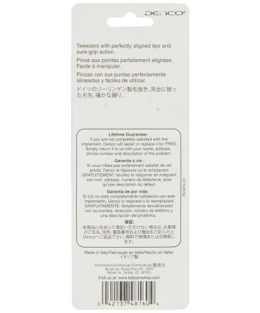 Denco Square Tip Tweezers - Precision Stainless Steel Beauty Tool - Buy Online on GoSupps.com