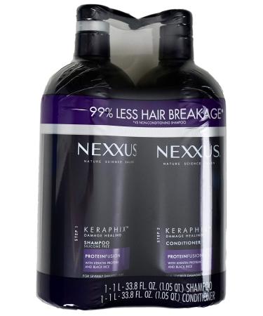 NEXXUS Keraphix Damage Healing Shampoo and Conditioner (2 pk 33.8 fl. oz.)