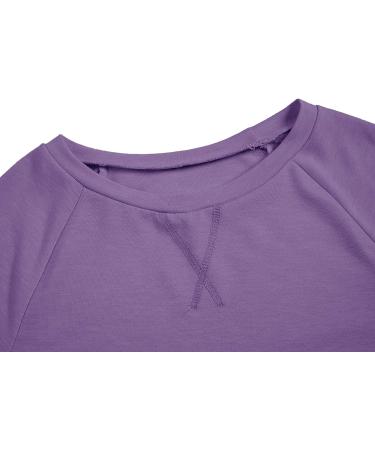 Apbondy Girls Purple Sweatpants Set | Casual Loungewear Tracksuit 11-12 Years - Buy Online on GoSupps.com