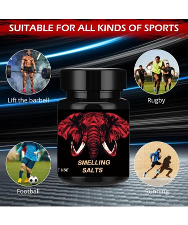 Smelling Salts for Athletes Activate Before Use for Wake-up Athletes in Powerlifting Football and Fitness - Instant Energy Boosted Focus-Sealed Oni - Buy Online on GoSupps.com