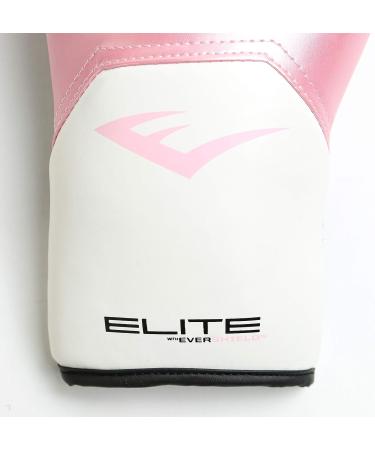 Everlast Elite Pro Style Training Gloves - Pink/White - 12 oz - Buy Online on GoSupps.com
