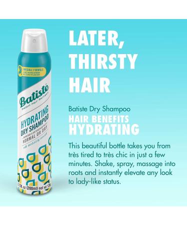 Batiste Hydrating Dry Shampoo - 6.73 fl. oz. | Refresh & Revive Your Hair - Buy Online on GoSupps.com