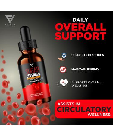 (3 Pack) Sugar Defender Blood Support Drops SugarDefender Reviews Sugar Defender Liquid Drop Supplement Blood Support Women Men Sugar Defender Maximum Strength Advanced Liquid Drop Formula (180 ML) - Buy Online on GoSupps.com