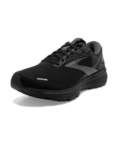 Brooks Women's Ghost 14 Neutral Running Shoe 8.5 Black/Black/Ebony