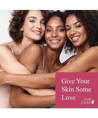 100% PURE Strawberry Brightening Facial Scrub Antioxidant-Rich for Radiant Smooth Skin - Papaya & Pineapple Enzymes Natural Glow Exfoliator - Gentle Exfoliating Face Wash for Women & Men - 2 Fl oz - Buy Online on GoSupps.com