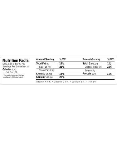 EPIC Beef Sea Salt + Pepper Protein Bar - Keto Friendly 12CT 1.3oz Bars - Buy Online on GoSupps.com