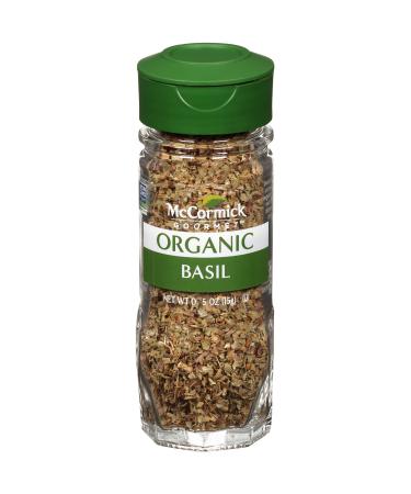 McCormick Gourmet Organic Basil Leaves, 0.55 oz