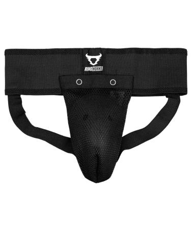 Ringhorns Men's Charger Groin Guard with Holder L Black