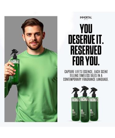 Immortal NYC Reserve 04 After Shave Spray Premier Men's Cologne 17 oz - Exclusive Barbers - Softens Skin - Refreshes/disinfects and Relieves Face and Skin - Moisturizing Formula After Shaving Fruity Woody - Buy Online on GoSupps.com