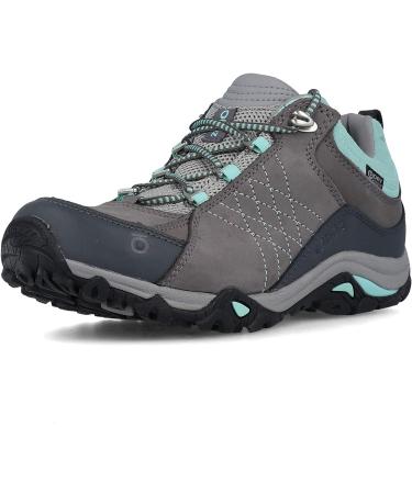 Oboz Women's Sapphire Low B-Dry Waterproof Hiking Shoe - Charcoal/Beach (Size 10) - Buy Online on GoSupps.com