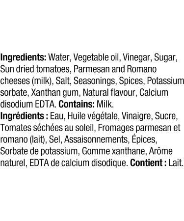 Kraft Sundried Tomato & Oregano Salad Dressing 425 ml Bottle Sundried Tomato & Oregano 425 ML (Pack of 1) - Buy Online on GoSupps.com