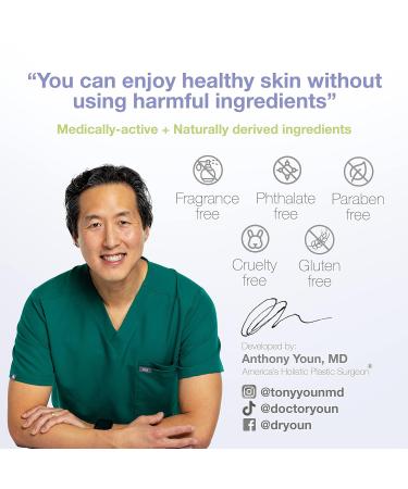 YOUN Beauty 20% Vitamin C Face Serum - Hydrating Antioxidant with Hyaluronic Acid & Vitamin E by Dr. Anthony Youn | 2 Oz - Buy Online on GoSupps.com