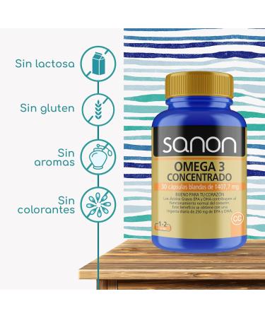 SANON omega 3 concentrated 30 capsules of 1418.9 mg - Buy Online on GoSupps.com