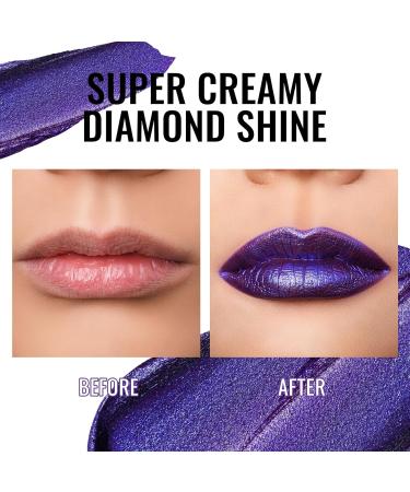 Oulac Diamond Lustre Lipstick Blue - Highly Pigmented Vegan Long-Lasting Moisturizing Formula | D01 Sapphire - Buy Online on GoSupps.com