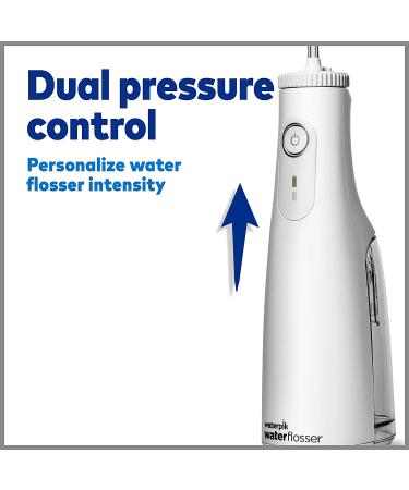 Waterpik WF-10W10 Cordless Select Oral Irrigator - Portable & Rechargeable Water Flosser for Braces & Bridges - Home & Travel Dental Care - Buy Online on GoSupps.com