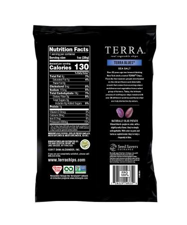 Terra Sweet Potato Chips No Salt Added - 1.2 Oz Pack of 24 | Healthy Snack - Buy Online on GoSupps.com