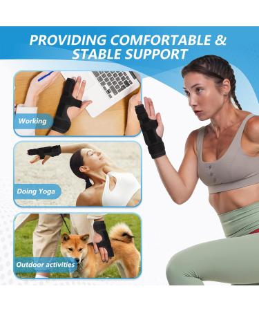 Joingood Finger Track - Small Finger & Wrist Rail for Broken Fingers Arthritis Relief | Fits Left & Right Hand (Mesh L/XL) - Buy Online on GoSupps.com