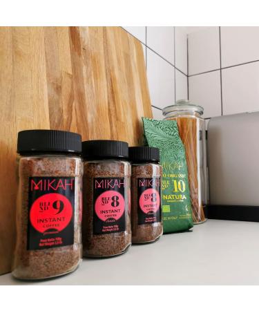  MIKAH Soluble Coffee - Instant Coffee Premium N.9 - 2 boxes of 100 g (2 x 100 g) - Buy Online on GoSupps.com