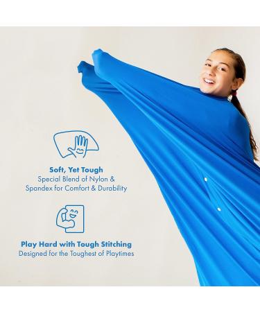 Harkla Sensory Body Sock for Kids - Medium 48x27 | Full Body Sock for Autism & ADHD | Sensory Sack for Calming Kids & Adults - Pack of 1 - Buy Online on GoSupps.com