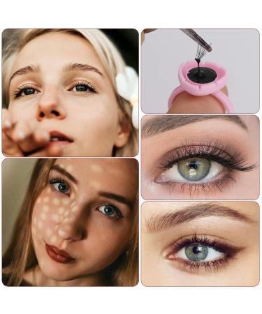Savita 100 Disposable Adhesive Rings for Eyelash Extensions - Pink Glue Holder Cups - International Shipping Available - Buy Online on GoSupps.com