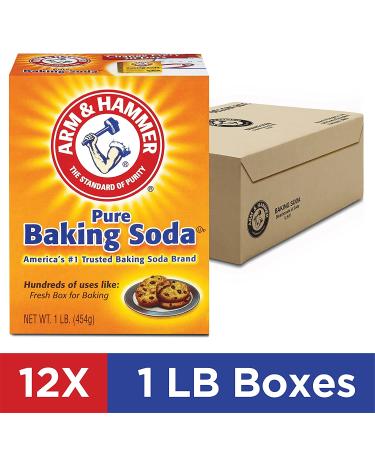 Arm & Hammer Baking Soda 12-Pack 1lb Boxes - 12 Pounds Total - Buy Online on GoSupps.com