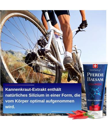 SwissMedicus Horse Balm with Collagen Forte 200 ml - Effective Muscle Gel for Sore Muscles & Regeneration | Premium Horse Ointment | International Shipping - Buy Online on GoSupps.com