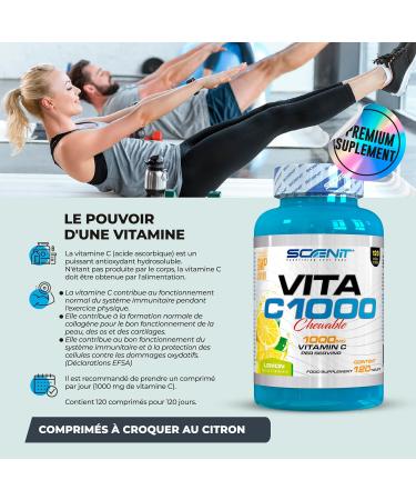 Vitamine C 1000mg - Vitamine C - Vitamine C Visage - Vitamines C - Vitamine C 1000 mg - Vitamin C - Vitamine C Complexe - VIT C - Vitamine fatigue Vitamines fatigue - 120 comprim s au go t de citron - Buy Online on GoSupps.com