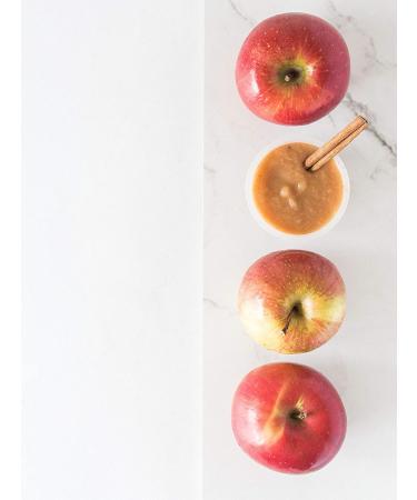 White Leaf Provisions Biodynamic Organic Unsweetened Applesauce with Ceylon Cinnamon - 24 x 4oz Healthy Snack Cups for Kids & Adults - Buy Online on GoSupps.com