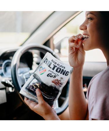 Nam Flava Original Biltong - Authentic Namibian Beef Jerky 250g | High Protein Dried Meat Snack (Pack of 5) - Buy Online on GoSupps.com