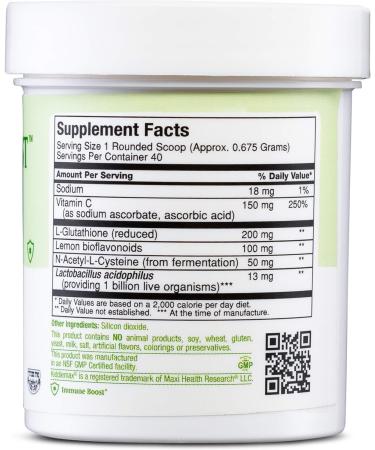 Maxi Health Kiddie Boost - Children's Immune Support Powder - Kosher Multivitamins - 0.95 Oz (Pack of 1) - Buy Online on GoSupps.com