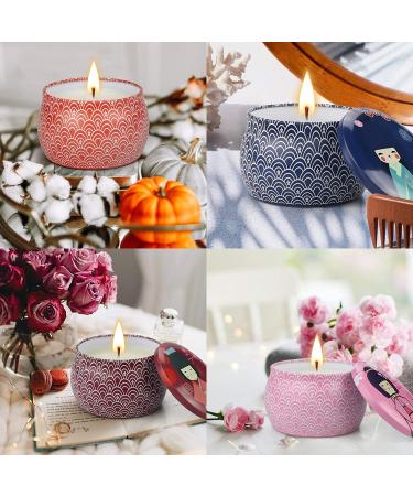 Scented Candles Gift Set - Aromatherapy Soy Wax Fragrance for Women, Perfect for Birthday, Mother's Day, Christmas - 4 Pack (Geisha Style) - Buy Online on GoSupps.com