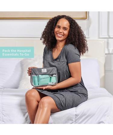 Postpartum Essentials Kit for Mom - Labor & Delivery Recovery Set with Peri Bottle, Witch Hazel & More - 12 Piece - Buy Online on GoSupps.com