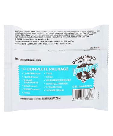 Lenny & Larry's White Chocolate Macadamia Cookies 4 oz - Deliciously Crunchy Treat - Buy Online on GoSupps.com