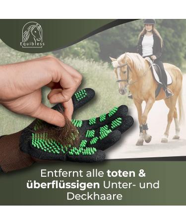 EQUIBLESS Coat Care Glove - Essential Tool for Horse Coat Care & Shedding Aid - Buy Online on GoSupps.com