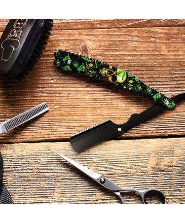 CCR Razor Men | Professional Matt Black Straight Edge Razor with Changeable Blades - Perfect for Shaving & Shaping - Buy Online on GoSupps.com