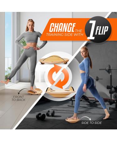 Yes4All Upgraded Foot Toes Balance Board for Adults - A Wood Upgraded Innovation - Buy Online on GoSupps.com