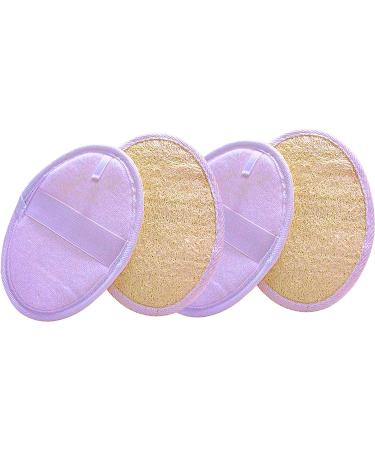 Jaunty Natural Loofah (3PC Pack) - Eco-Friendly Exfoliating Body Scrubber for Women, Babies, and Men - Buy Online on GoSupps.com