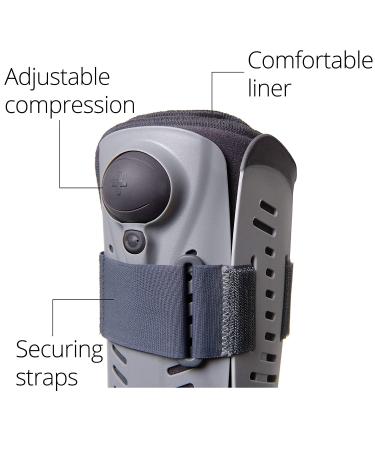 Ossur Rebound Air Walker Boot | Adjustable Straps & Air Pump | For Ankle Sprains, Fractures, & Rehab (Low Top, Medium) - Buy Online on GoSupps.com