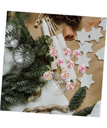 AMOSFUN 90 STK Mini-Sequins Ball Jewelry - Crystal Glass Bottle Pendant Glossy Rhinestone & Pearl Mini-Globe International Shipping Available - Buy Online on GoSupps.com