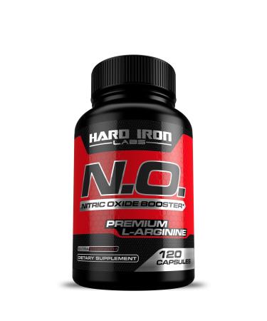 N.O. Nitric Oxide Booster with L-Arginine L-Citrulline Beta Alanine AAKG - Non-GMO Gluten-Free Vegan - Pre-Workout Supplement for Muscle Growth Stamina Energy Pumps Vascularity - 120 Capsules 120 Count (Pack of 1)
