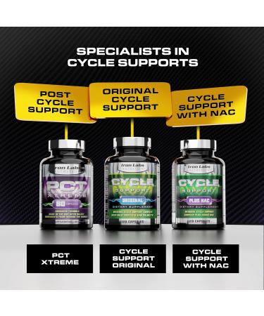 Cycle Support by Iron Labs Nutrition - On Cycle Protection & Liver Assist (120 Capsules) - Buy Online on GoSupps.com