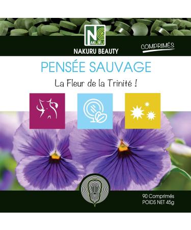 NAKURU | WildThought | 90 Tablets of 500mg | Beauty Range | Made in France | The Flower of the Trinity!  - Buy Online on GoSupps.com
