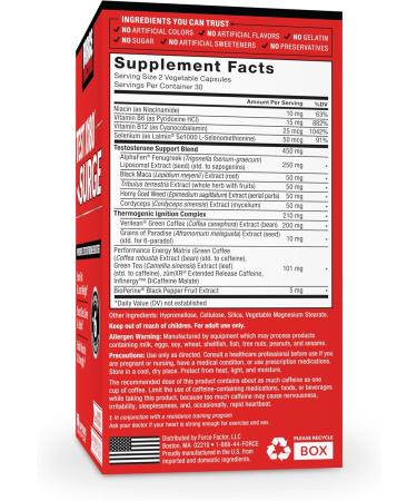 Test X180 Surge Testosterone Booster - Build Muscle Burn Fat Lower Estrogen | Force Factor 60 Capsules - Buy Online on GoSupps.com