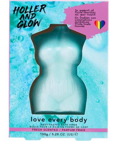 Holler and Glow Love Everybody Body Shaped Bath Bomb - Buy Online on GoSupps.com