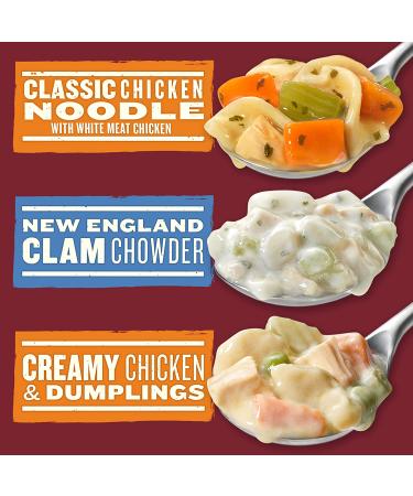 Campbell's Chunky Healthy Request New England Clam Chowder 18.8oz Can (Case of 12) - Buy Online on GoSupps.com