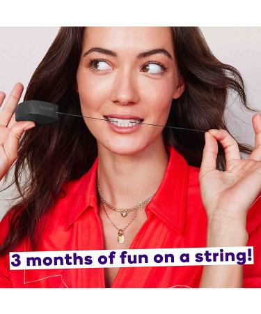 BURST Vegan Dental Floss Set with Juniper Berry Aroma - Charcoal Coating, Expanding Technology - Textured, 12 Week Supply (32 Yards) - Rose Gold - Buy Online on GoSupps.com