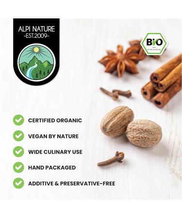 Alpi Nature Noix de Muscade BIO en Poudre 100g Muscade Moulue pour la Cuisine et la P tisserie 100 GR - Buy Online on GoSupps.com